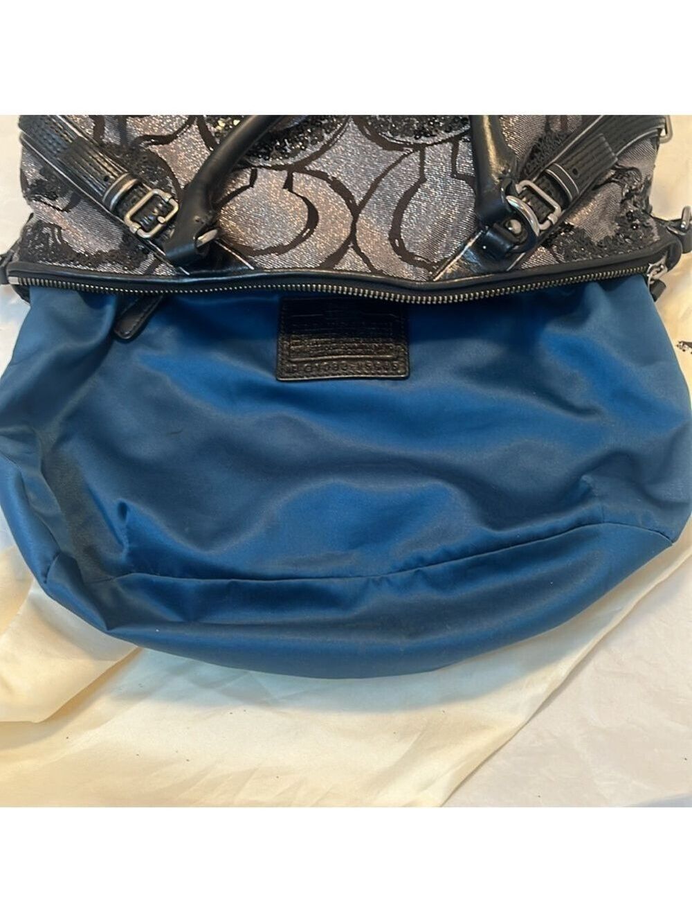 Coach Madison Signature Op Art Sophia Satchel - Picture 11 of 13